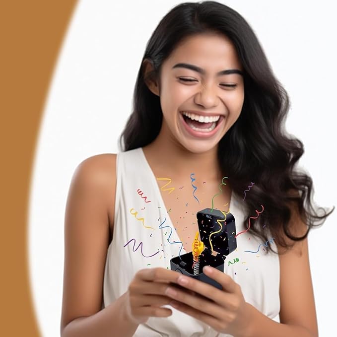 Interesting Prank Gift Jumping Middle Finger in Box