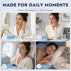 Reusable Under Eye Patches 2-8PCS Hot & Cold Gel Eye Pads Ice Pack for Puffy Eyes Cooling Patches Eye Care Tools Night Routine
