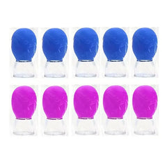 Silicone Cupping Set for Face & Body, Vacuum Suction Massager for Meridians, Nipple Corrector, Facial & Back Walking Cupper