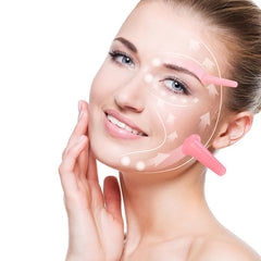 4 Pcs Silicone Facial Cupping Set Vacuum Massage Cup Kit Natural Silicone Facial Massage Cup Anti-Aging Beauty Tool