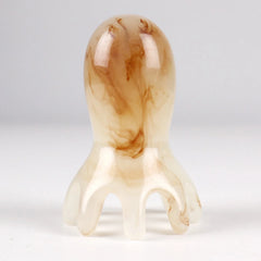 Octopus Massage Comb Resin Head Meridian Scraping Scalp Massage Brush Acupuncture SPA Gua Sha Massage Comb for Fatigue Relief