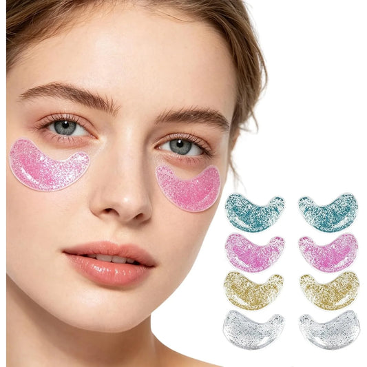Reusable Under Eye Patches 2-8PCS Hot & Cold Gel Eye Pads Ice Pack for Puffy Eyes Cooling Patches Eye Care Tools Night Routine