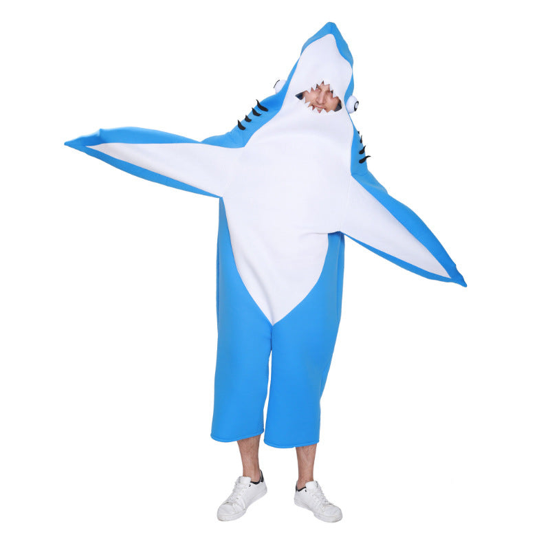 Redtrinket™ Blue Great White Shark Cosplay Clothes Seabed