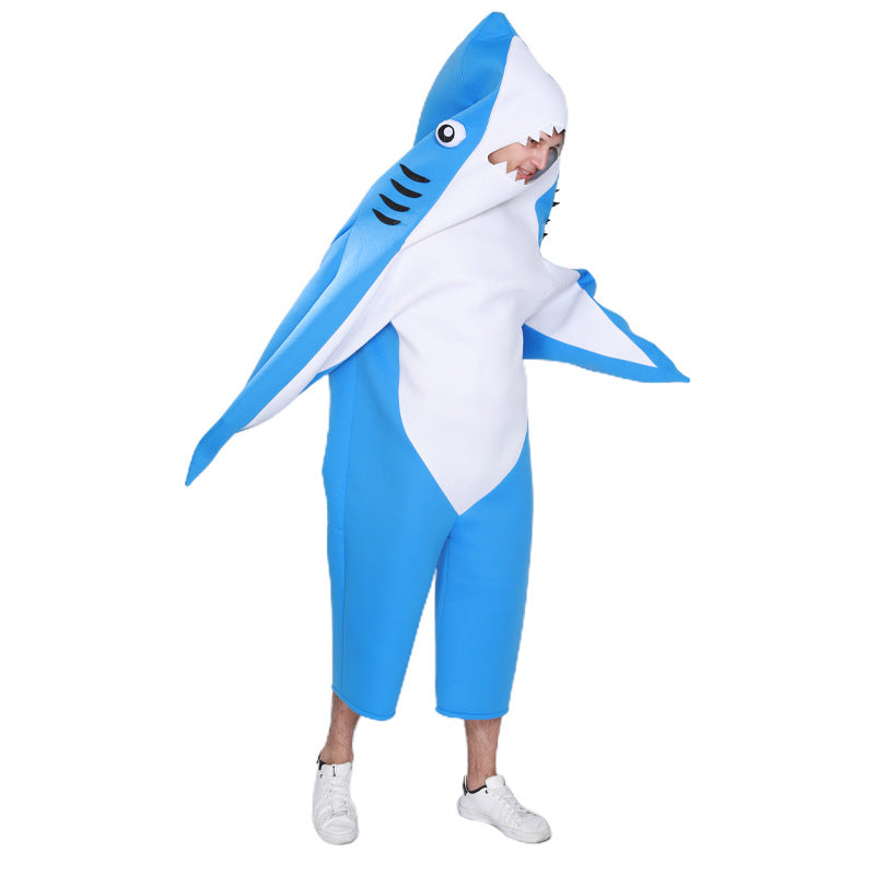 Redtrinket™ Blue Great White Shark Cosplay Clothes Seabed