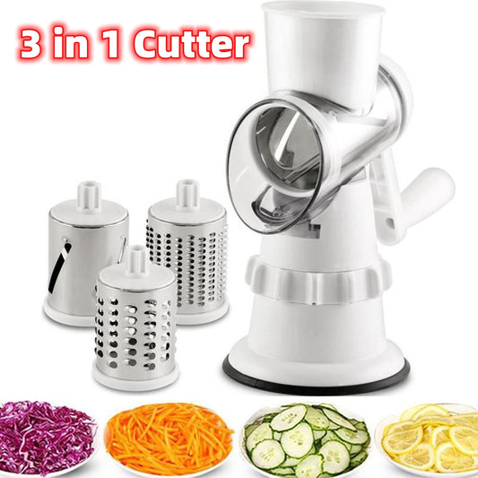 Redtrinket™ 3 in 1 Manual Vegetable Slicer & Grater