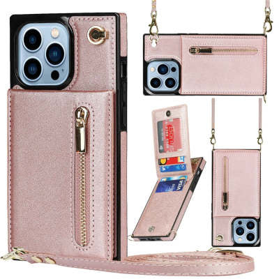 Redtrinket™ Zipper Phone Case Crossbody Wallet with Strap