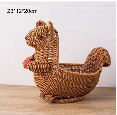 Redtrinket™ Creative Rattan Fruit Basket Home Furnishings
