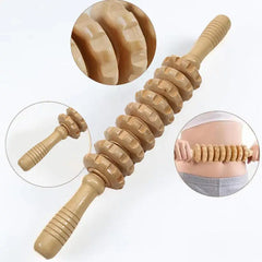Household Wooden Massage Roller Handheld Manual Body Massage Guasha Tool Full-body Hand Push Trigger Point Massager Women Men