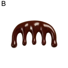 Gua Sha Massage Comb, Head and Face Scalp, Natural Facial Massager, Wide Tooth, Guasha Scraping, Body Massage