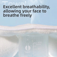 Gifts Hot and Cold Compress Face Towel Masks Hanging Ear Reusable Hot Compress Towel Wet Compress Facial Steamer