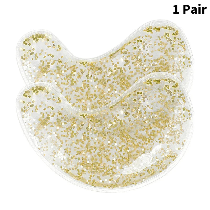 Reusable Under Eye Patches 2-8PCS Hot & Cold Gel Eye Pads Ice Pack for Puffy Eyes Cooling Patches  Eye Care Tools Night Routine