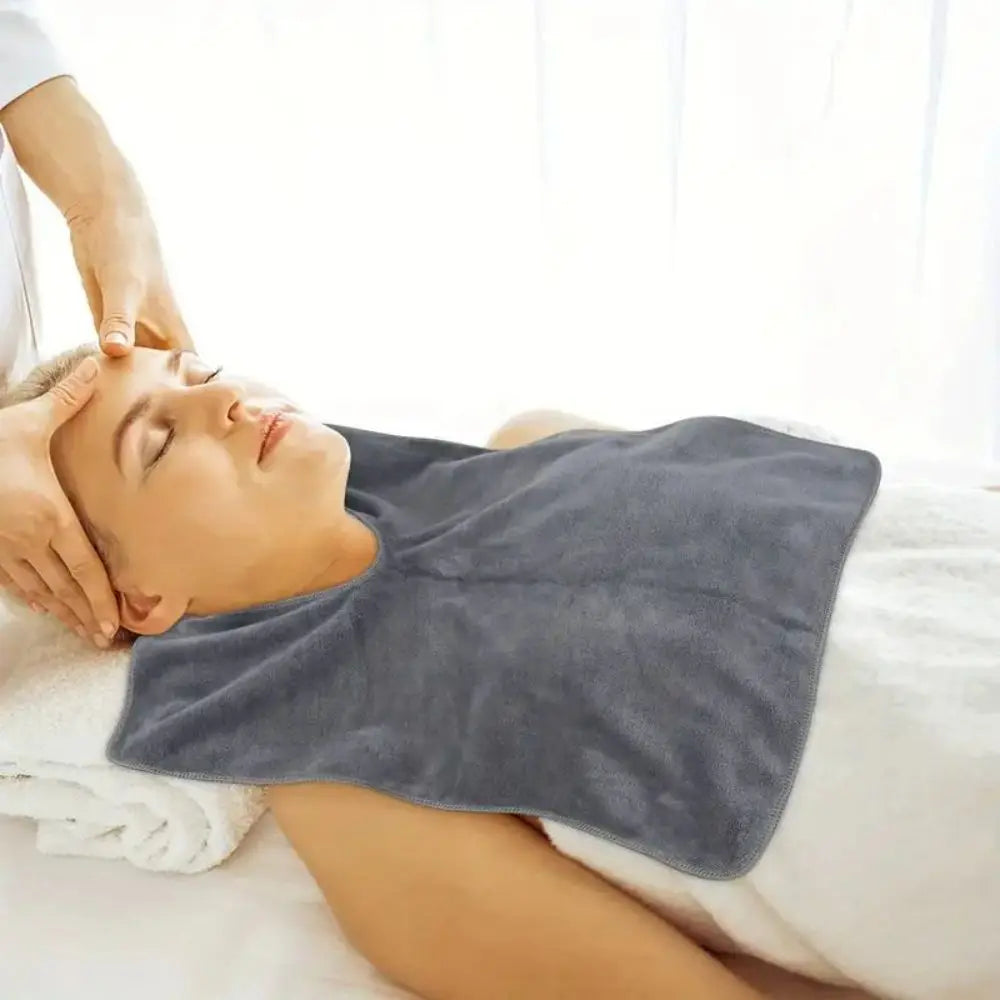 1 Pc Beautician's Special Face Towel - Spa Grade U-shaped Face Towel - Soft Massage and Skincare Tool
