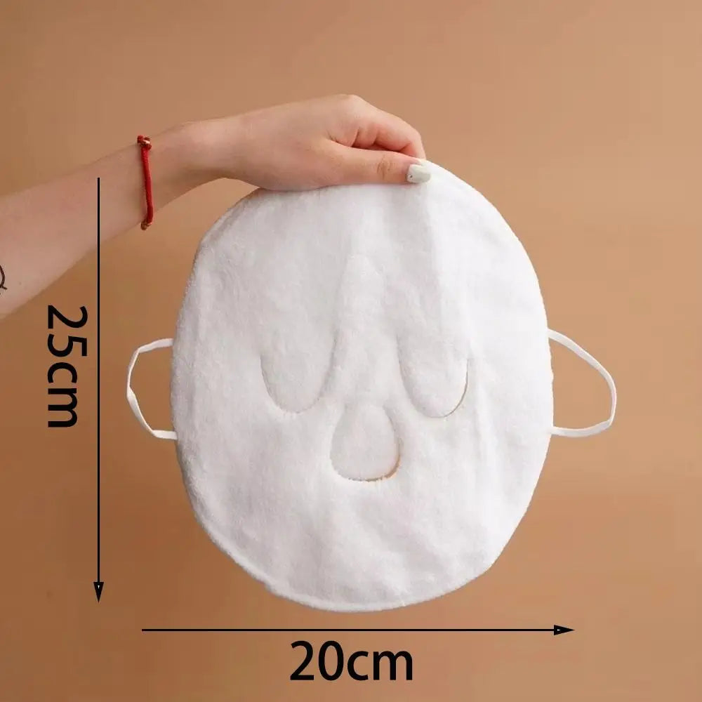Gifts Hot and Cold Compress Face Towel Masks Hanging Ear Reusable Hot Compress Towel Wet Compress Facial Steamer