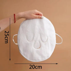 Gifts Hot and Cold Compress Face Towel Masks Hanging Ear Reusable Hot Compress Towel Wet Compress Facial Steamer