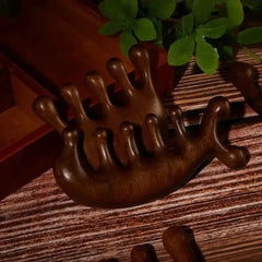 Wide-toothed Gua Sha Massage Comb Facial Massager, suitable for head, face, scalp, and body—Gua Sha tool