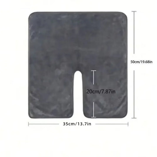 1 Pc Beautician's Special Face Towel - Spa Grade U-shaped Face Towel - Soft Massage and Skincare Tool