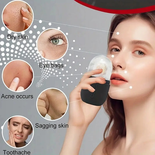 1/2/3pcs Ice Face Roller Set Facial Roller Gua Sha Mold Cube Face Massage Lifting Contouring Skin Care Tool