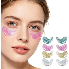 Reusable Under Eye Patches 2-8PCS Hot & Cold Gel Eye Pads Ice Pack for Puffy Eyes Cooling Patches  Eye Care Tools Night Routine