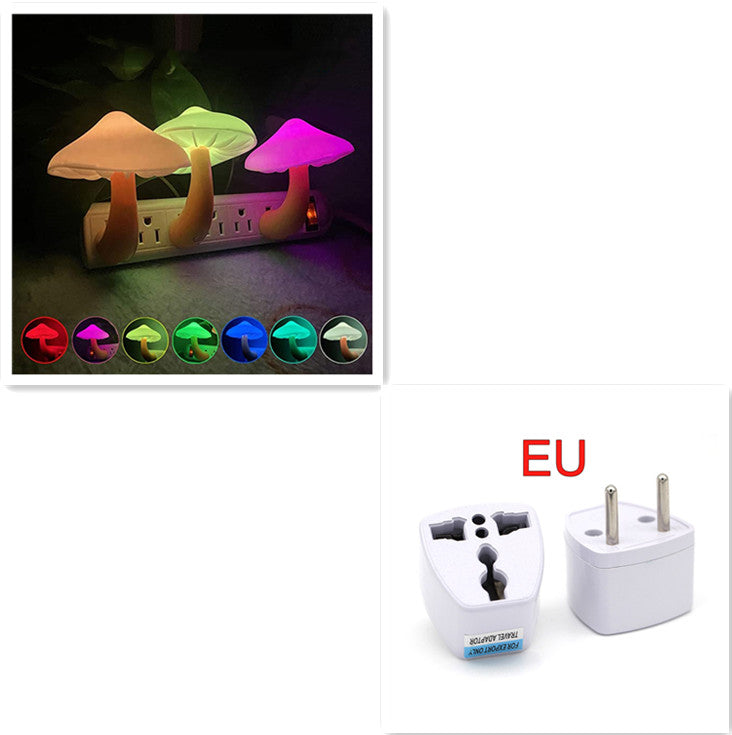 Redtrinket™ LED Mushroom Night Light Plug In Sensor