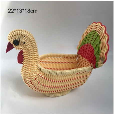 Redtrinket™ Creative Rattan Fruit Basket Home Furnishings
