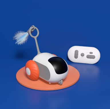 redtrinket Cat Car Toy